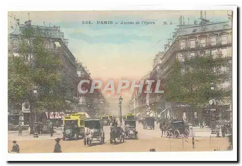 Paris (9eme) Ansichtskarte AK Avenue de l&#39Opera