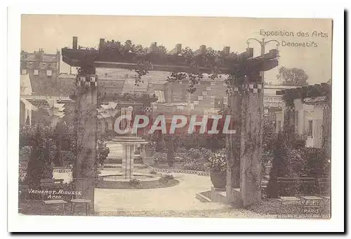 Cartes postales Exposition des Arts decoratifs Vacherot Roussse architecte