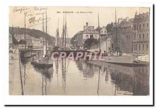 Morlaix Cartes postales Le bassin a flot (bateaux ships)