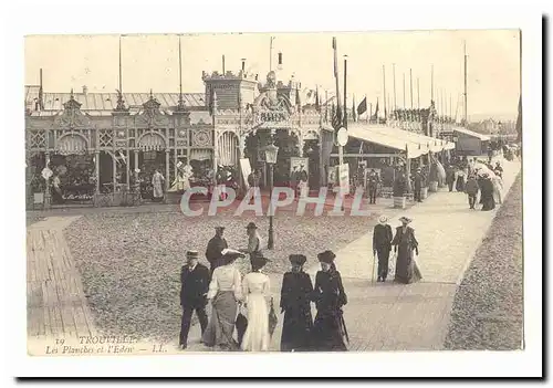Trouville Cartes postales Les planches et l&#39Eden