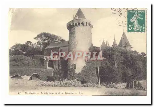 Pornic Cartes postales Le chateau vu d ela Terrasse