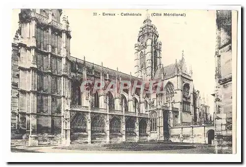 Evreux Ansichtskarte AK Cathedrale (cote meridional)