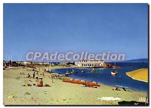 Cartes postales moderne Propriano La Plage Et I'Hotel Restaurant Le Lido Et Ses Grands Viviers � langoustes