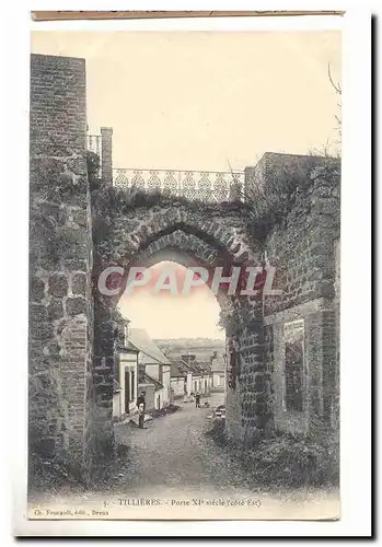 Tillieres sur Avre Cartes postales Pont 11eme (cote Est)