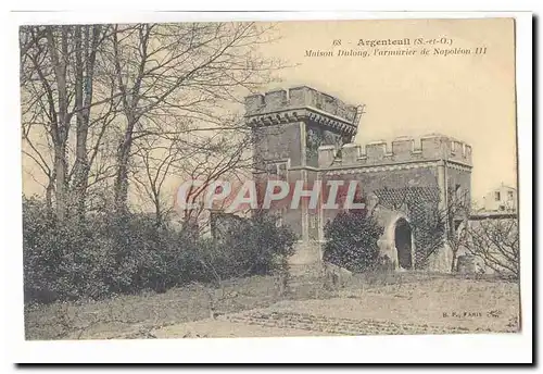 Argenteuil Cartes postales Maison Dulong l&#39armurier de Napoleon III