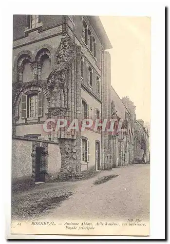 Bonneval Cartes postales Ancienne abbaye asile d&#39alienes vue interieure facade principale