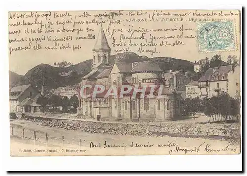 Auvergne Cartes postales La Bourboule L&#39eglise et le rocher