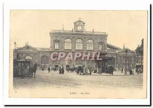 Lille Cartes postales La gare