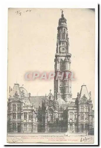 Arras Cartes postales hotel de ville Place de la Vacquerie