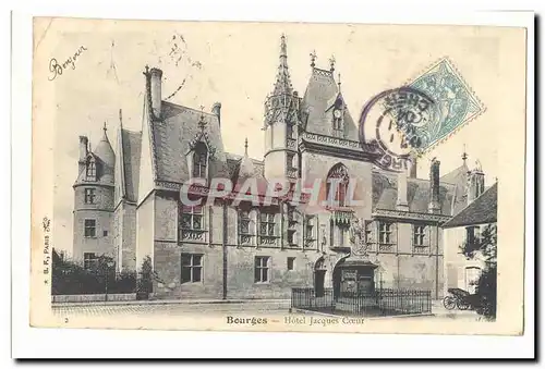 Bourges Cartes postales Hotel Jacques Coeur