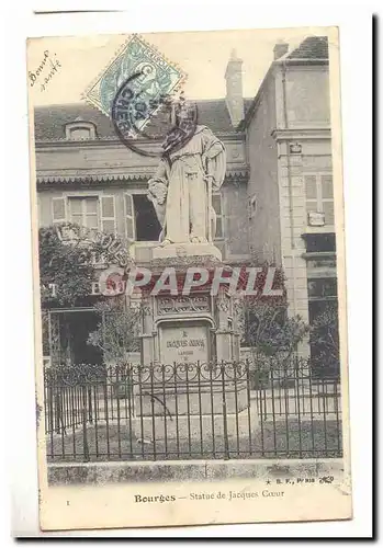 Bourges Cartes postales Statue de Jacques Coeur