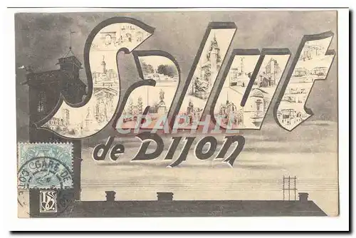 Cartes postales SAlut de Dijon