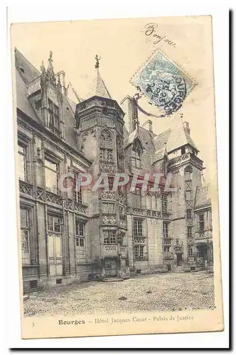 Bourges Cartes postales Hotel Jacques Coeur Palais de justice