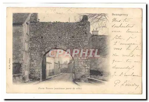 Beaugency Ansichtskarte AK porte Tavers (ancienne porte de ville)