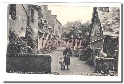 Cabourg Cartes postales Maisons et jardinets du vieux Cabourg