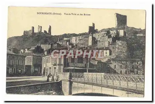 Bourdeaux Cartes postales Vue de Viale et des ruines