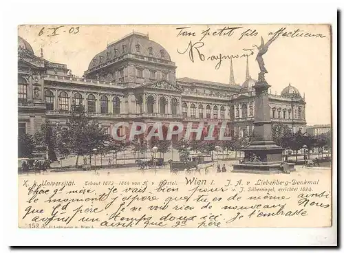 Autriche Cartes postales wien liebenberg Denkmal