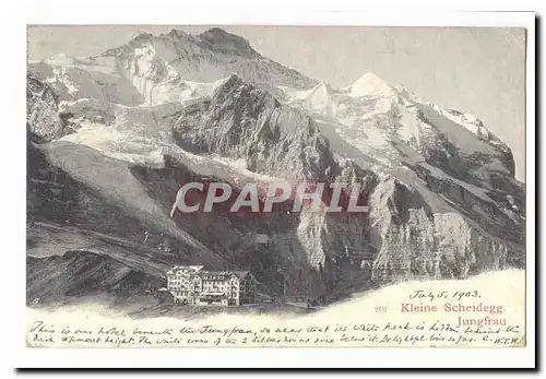 Suisse Cartes postales kleine Scheidegg Jungfrau