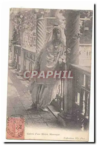 algerie Cartes postales Galerie d'une maison mauresque