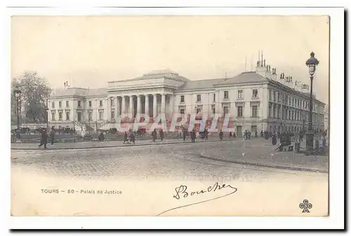 Tours Cartes postales Palais de justice