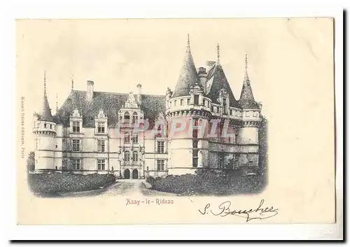 Azay le Rideau Cartes postales Chateau