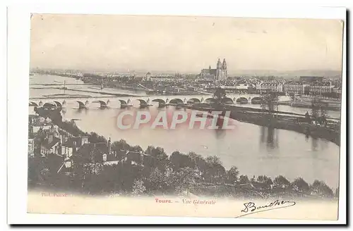 Tours Cartes postales vue generale