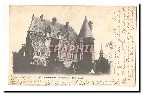 Ansichtskarte AK Chateau de Courtalain Cote Ouest