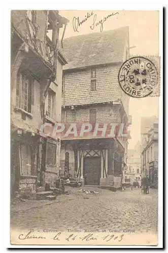 Chinon Cartes postales Vieilles maisons au grand Carroi