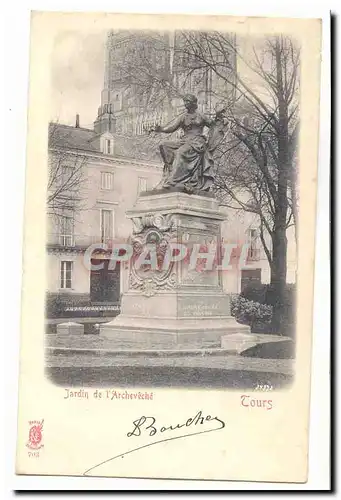 Tours Cartes postales Jardin de l&#39archeveche