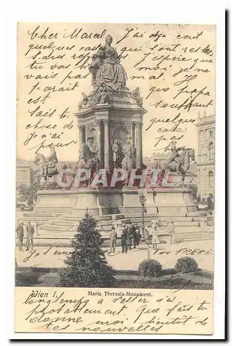 Autriche Austria Cartes postales Maria Theresia Monument