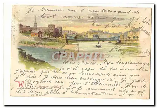 Autriche Austria Cartes postales Wien Aspernbrucke