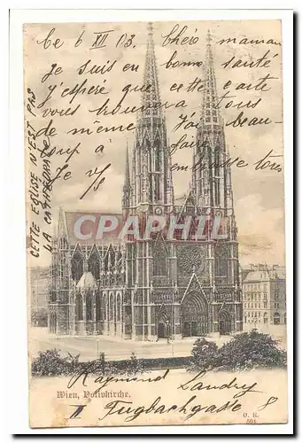 Autriche Austria Ansichtskarte AK Wien Volinkirche