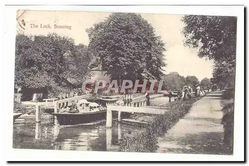 Grande Bretagne The Lock Sonning Cartes postales