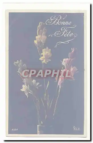 Cartes postales Bonne Fete (voeux fleurs) Fantaisie