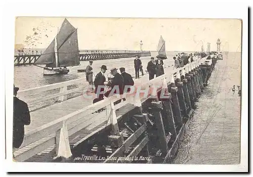 Trouville Cartes postales Les jetees pendant la maree