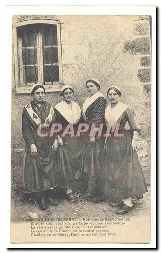 Au pays du Berry Cartes postales Nos gentes berrichonnes