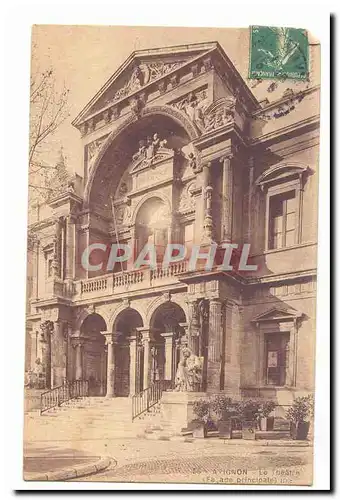 Avignon Cartes postales Le theatre (facade principale)