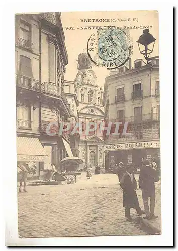 Nantes Ansichtskarte AK Eglise Sainte Croix