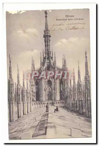 italie italia Milano Cartes postales Particolare della cathedrale