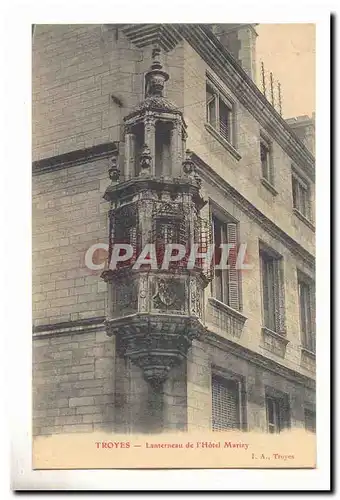 Troyes Ansichtskarte AK Lanterneau de l&#39hotel Marizy