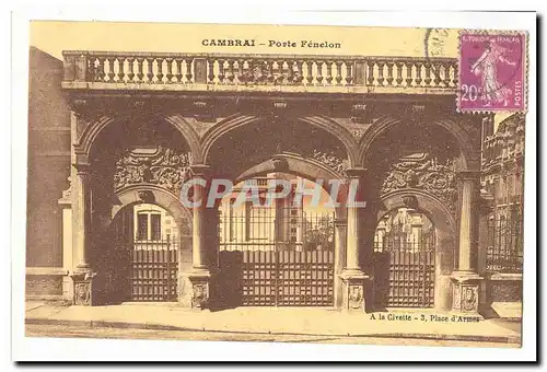 Cambrai Cartes postales Porte FEnelon