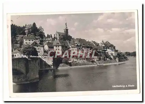 Allemagne Laufenurg a Rhein Moderne Karte