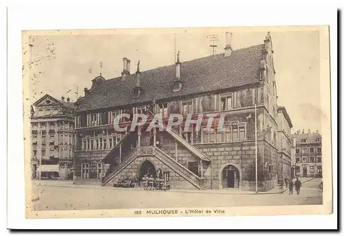 Mulhouse Cartes postales L'hotel de ville
