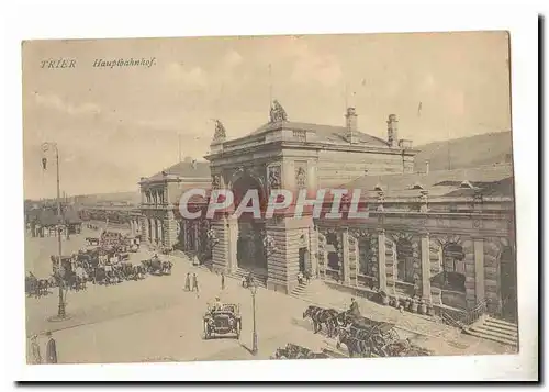 Allemagne Trier Ansichtskarte AK Hauptbahnhof