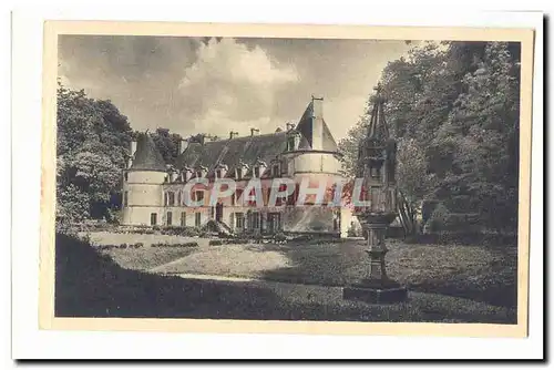 Chateau de Bussy Rabutin Cartes postales Facade sur les jardins