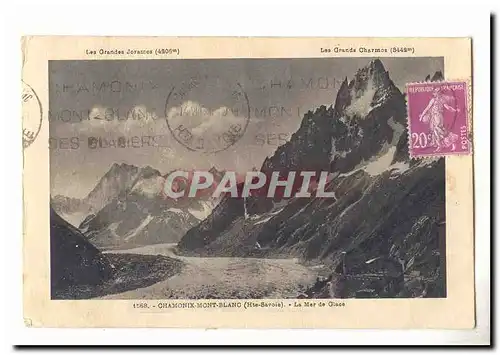 Chamonix Cartes postales La mer de glace