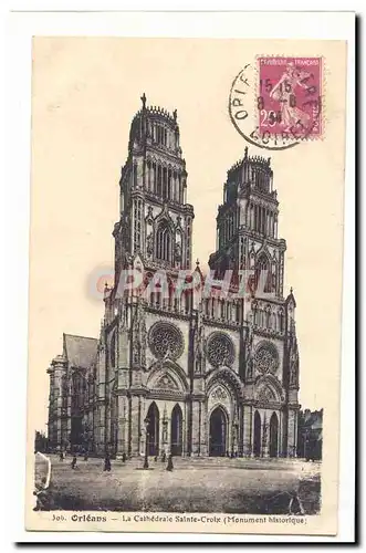 Orleans Ansichtskarte AK La cathedrale Sante Croix (monument historique)