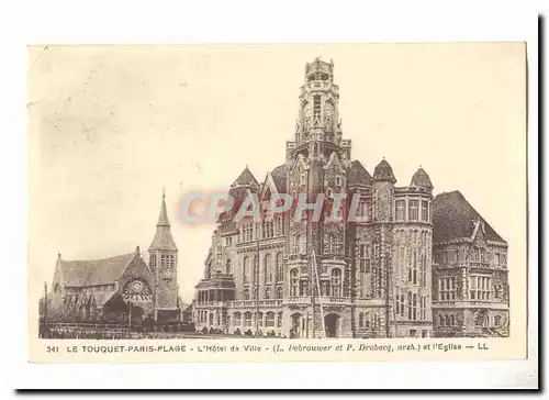 Le Touquet Paris Plage Cartes postales L&#39hotel de ville