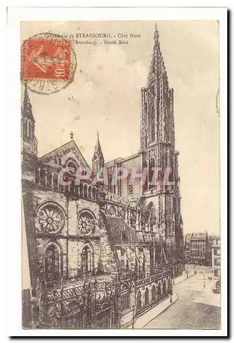 Strasbourg Ansichtskarte AK Cote Nord CAthedrale