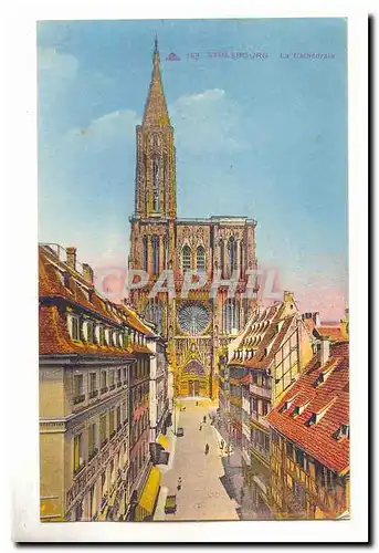 Strasbourg Cartes postales La cathedrale